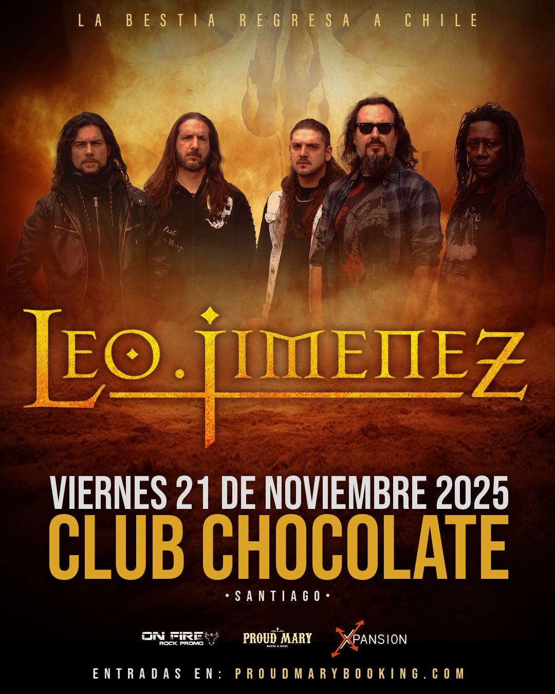 Leo Jiménez fija su regreso a Chile para el 21 de noviembre